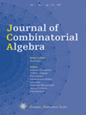 Journal Of Combinatorial Algebra