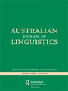 Australian Journal Of Linguistics杂志