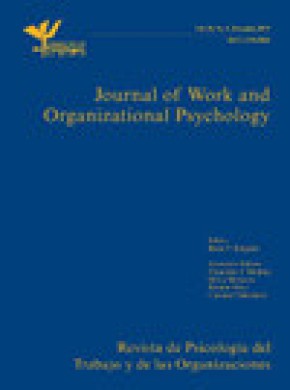 Journal Of Work And Organizational Psychology-revista De Psicologia Del Trabajo杂志