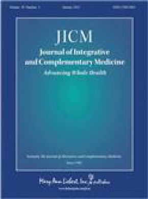 Journal Of Integrative And Complementary Medicine杂志