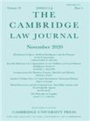 Cambridge Law Journal杂志
