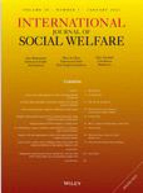 International Journal Of Social Welfare杂志