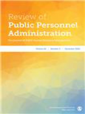 Review Of Public Personnel Administration杂志