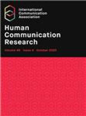 Human Communication Research杂志