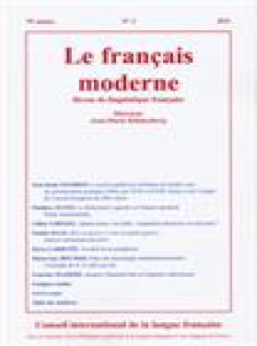 Francais Moderne杂志