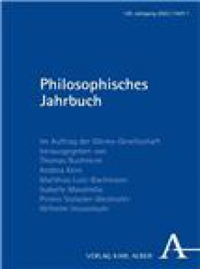 Philosophisches Jahrbuch杂志