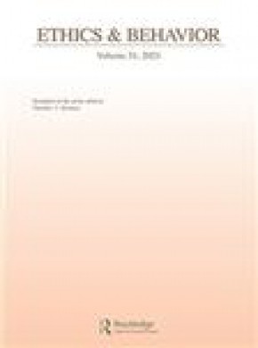 Ethics & Behavior杂志