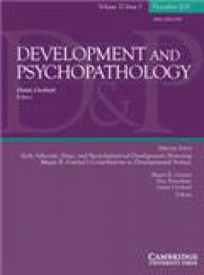 Development And Psychopathology杂志