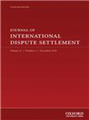 Journal Of International Dispute Settlement杂志