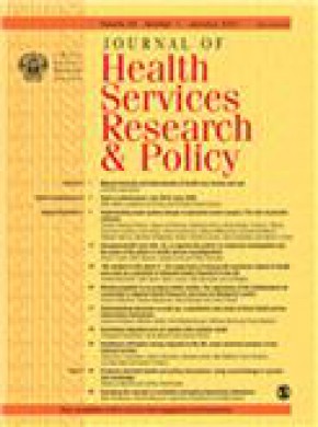Journal Of Health Services Research & Policy杂志