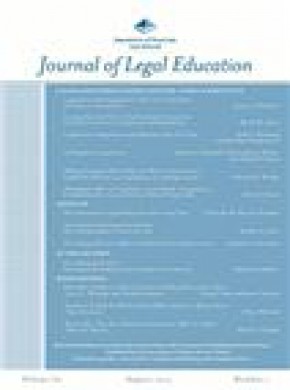 Journal Of Legal Education杂志
