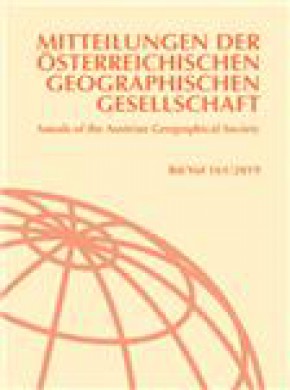 Mitteilungen Der Osterreichischen Geographischen Gesellschaft杂志