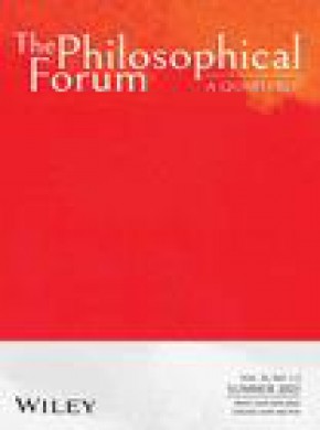 Philosophical Forum杂志