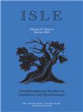 Isle-interdisciplinary Studies In Literature And Environment杂志