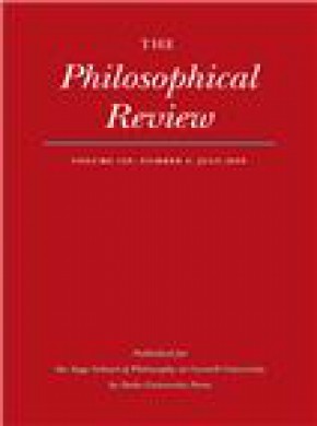 Philosophical Review杂志