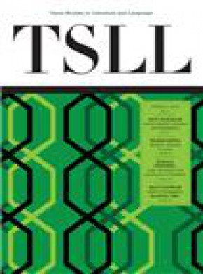 Texas Studies In Literature And Language杂志