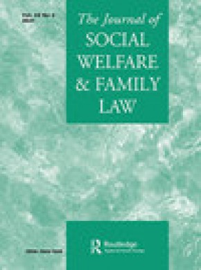 Journal Of Social Welfare And Family Law杂志
