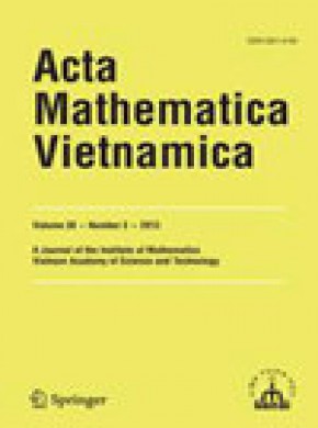 Acta Mathematica Vietnamica杂志