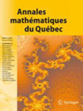Annales Mathematiques Du Quebec杂志