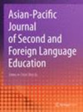 Asian-pacific Journal Of Second And Foreign Language Education杂志