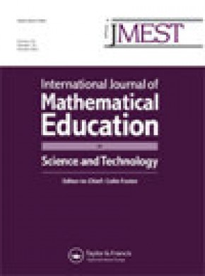 International Journal Of Mathematical Education In Science And Technology杂志