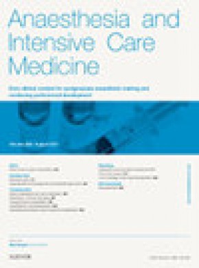 Anaesthesia And Intensive Care Medicine杂志