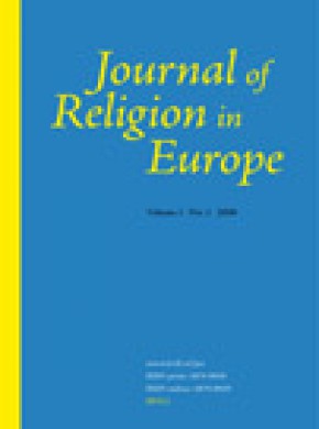 Journal Of Religion In Europe杂志