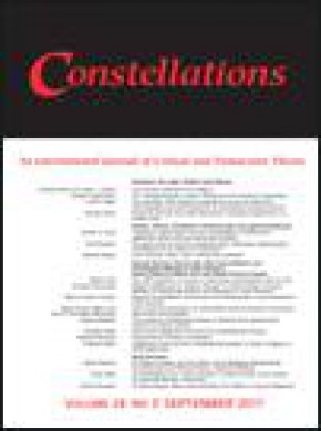 Constellations-an International Journal Of Critical And Democratic Theory杂志