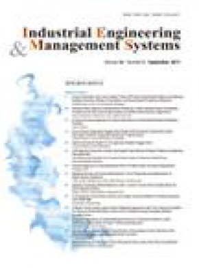 Industrial Engineering And Management Systems杂志