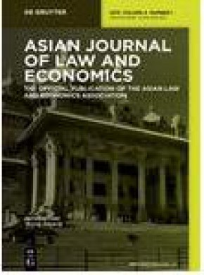 Asian Journal Of Law And Economics杂志