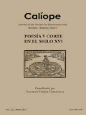 Caliope-journal Of The Society For Renaissance And Baroque Hispanic Poetry杂志