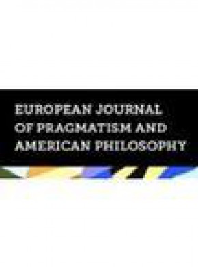European Journal Of Pragmatism And American Philosophy杂志