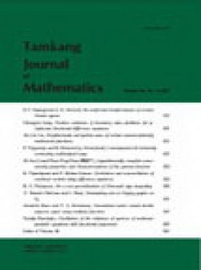 Tamkang Journal Of Mathematics杂志