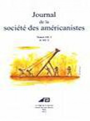Journal De La Societe Des Americanistes杂志