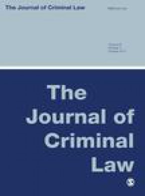 Journal Of Criminal Law杂志