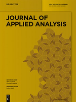 Journal Of Applied Analysis杂志