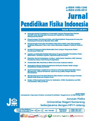 Jurnal Pendidikan Fisika Indonesia-indonesian Journal Of Physics Education杂志