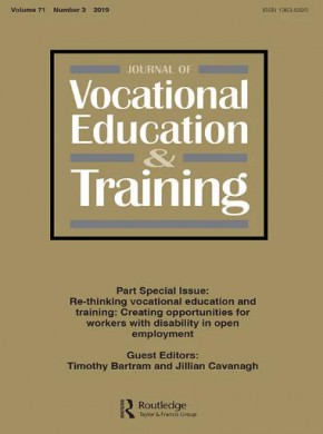 Journal Of Vocational Education And Training杂志