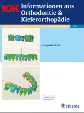 Informationen Aus Orthodontie Und Kieferorthopaedie杂志