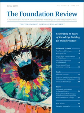 Foundation Review杂志