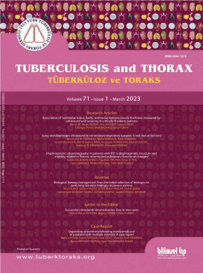 Tuberkuloz Ve Toraks-tuberculosis And Thorax杂志