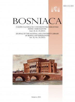 Bosniaca-journal Of The National And University Library Of Bosnia And Herzegovin杂志
