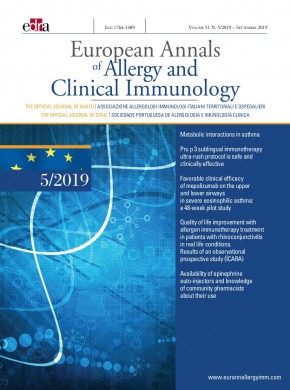 European Annals Of Allergy And Clinical Immunology杂志