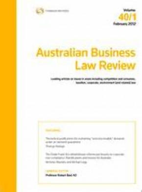 Australian Business Law Review杂志
