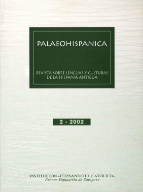 Palaeohispanica-revista Sobre Lenguas Y Culturas De La Hispania Antigua杂志