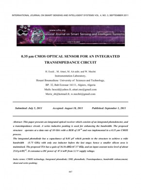 International Journal On Smart Sensing And Intelligent Systems杂志